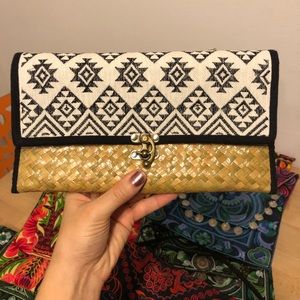 Handmade embroidered Thailand Clutch